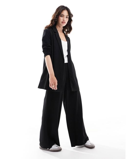 Jdy Black Lightweight Blazer Co-Ord N