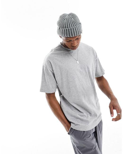 New Look – oversize-t-shirt in Gray für Herren