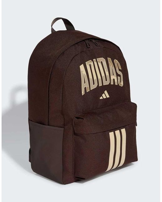 Adidas Originals Brown Camo Graphic Backpack