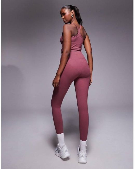 PUMA Purple Train High Waist Full Length leggings