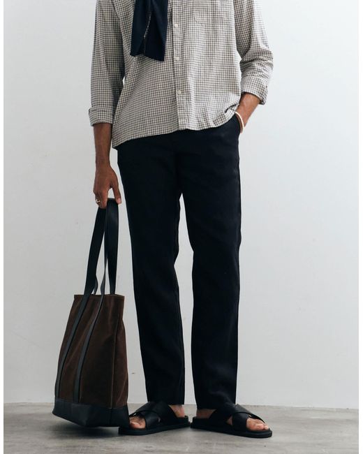 Mango Black Tailored Trouser for men