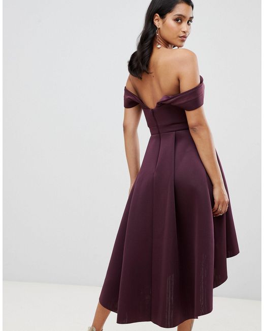 asos bardot cold shoulder