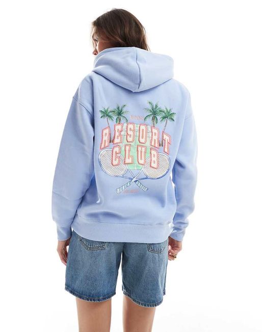Cotton On Blue Cotton On Premium Plush Hoodie