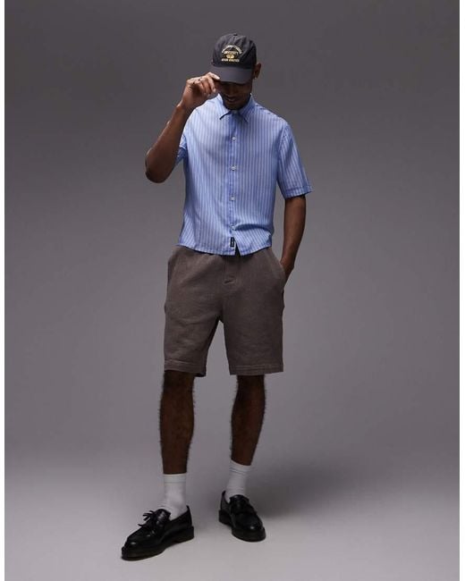 Camisa Azul Aire Arran De AllSaints de hombre de color Blue