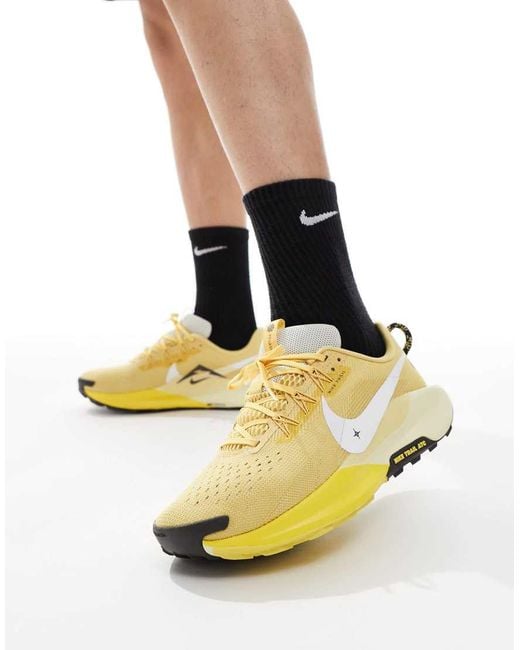 Nike White Reactx Pegasus Trail 5 Trainers for men
