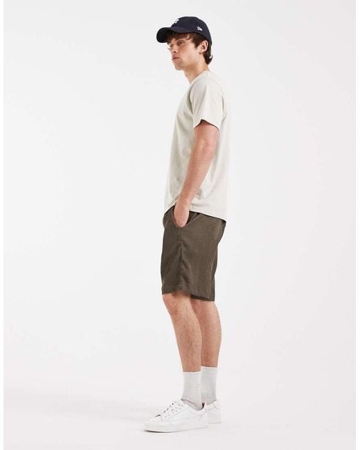 Jack & Jones Gray Plisse Shorts for men