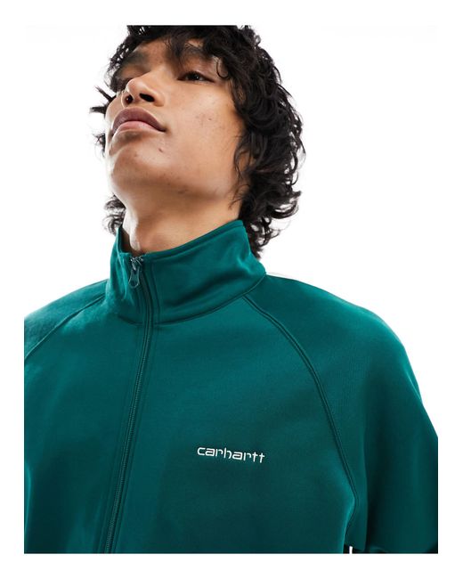 Carhartt Green Benchill Track Jacket for men