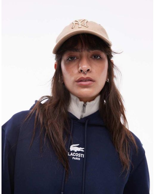 Sudadera Con Capucha Y Logo Delantero De Lacoste de color Blue