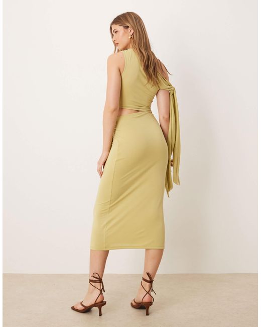 ASOS Natural – modal-midikleid