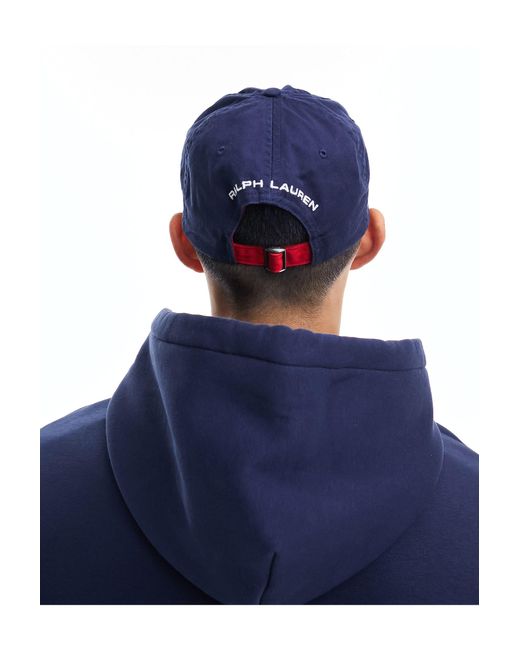 Polo Ralph Lauren – sport capsule – twill-baseballkappe in Blue für Herren