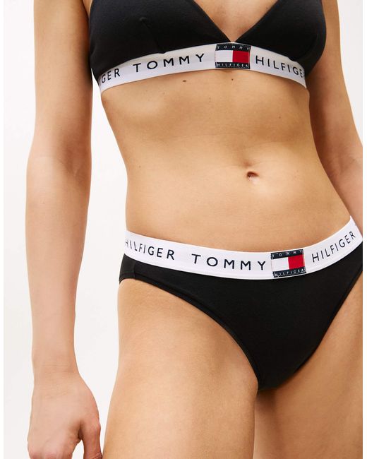 Tommy Hilfiger Black – klassischer bikinislip