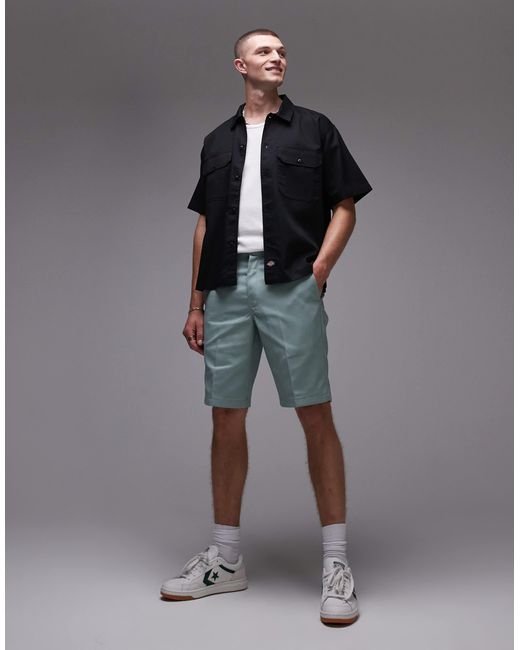 Dickies Gray 874 Straight Fit Work Shorts for men