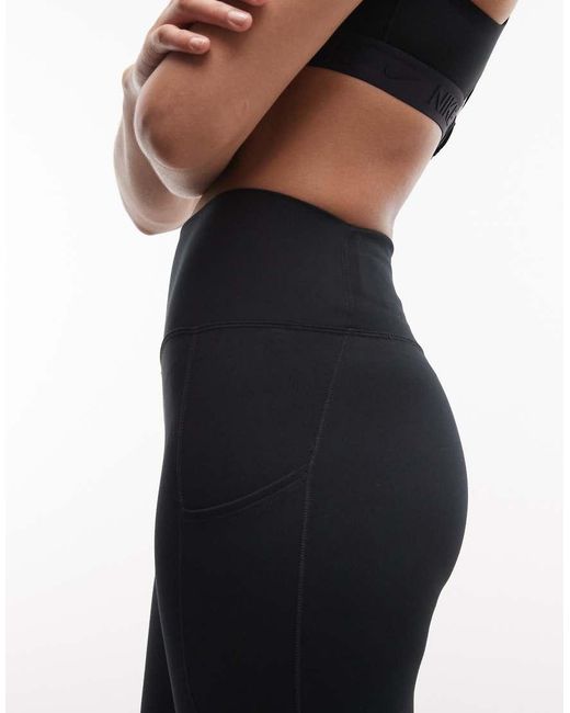Nike White One Dri-fit High Rise 7/8 leggings With Pocket