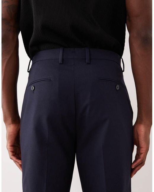 Mango Blue Slim Fit Tailored Trouser Co-ord for men