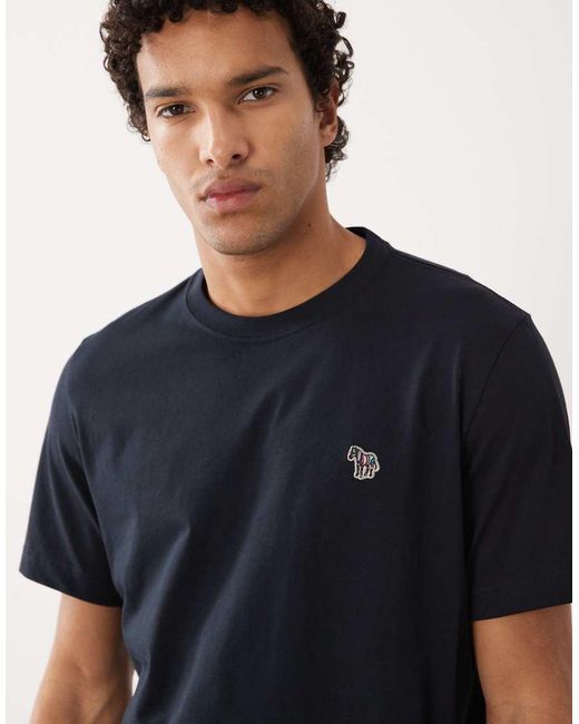 Paul Smith Blue Regular Fit Logo T-shirt for men