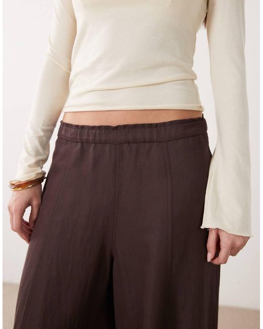 Mango Purple Relaxed Trouser