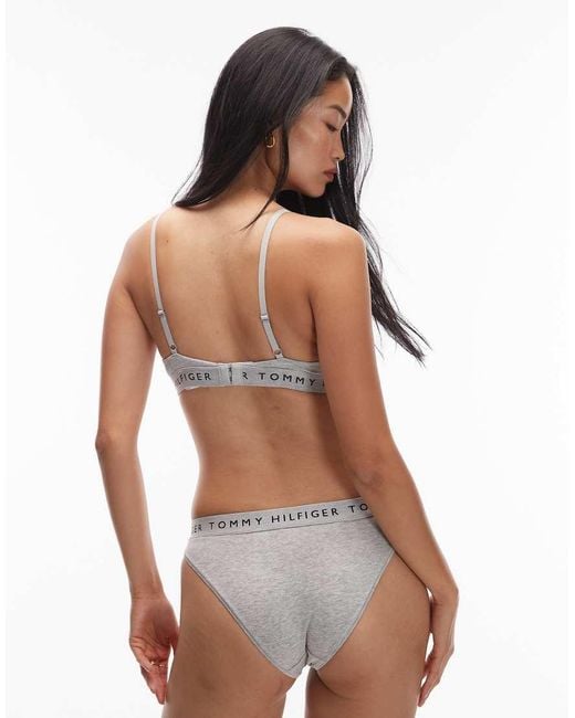 Tommy Hilfiger Brown Heritage Triangle Bra