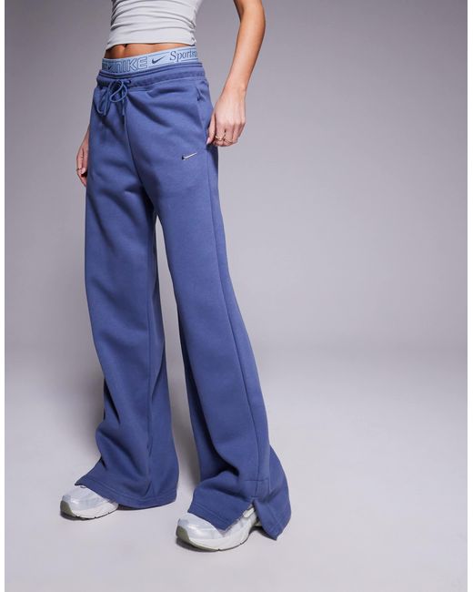 Phoenix fleece - gym life - pantalon Nike en coloris Blue
