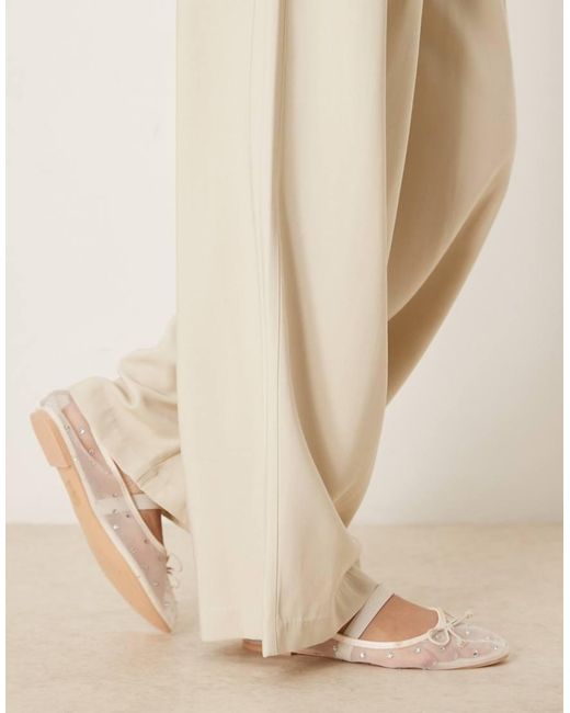 Aware Natural High Waisted Pleat Front Pants