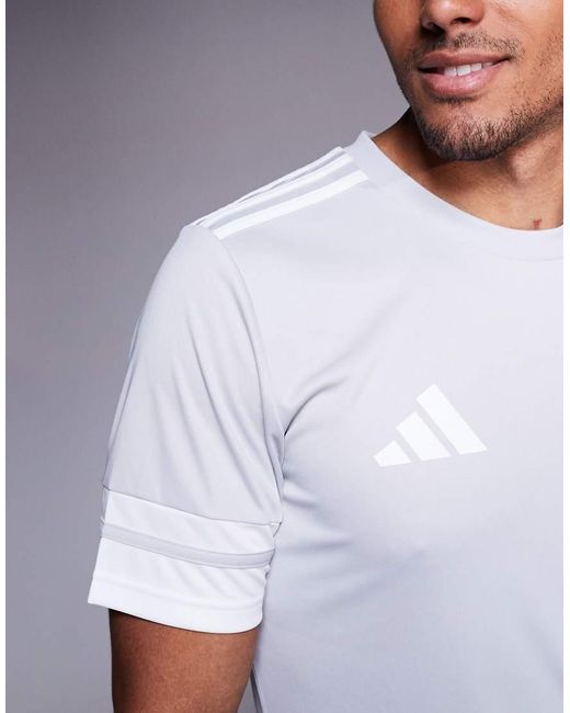Adidas Originals White Adidas Football Squadra25 T-shirt for men