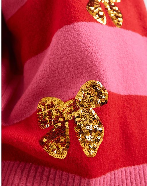 Pull ras Brave Soul en coloris Red