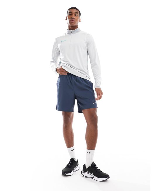 Nike – challenger dri-fit – 2-in-1-shorts in Blue für Herren