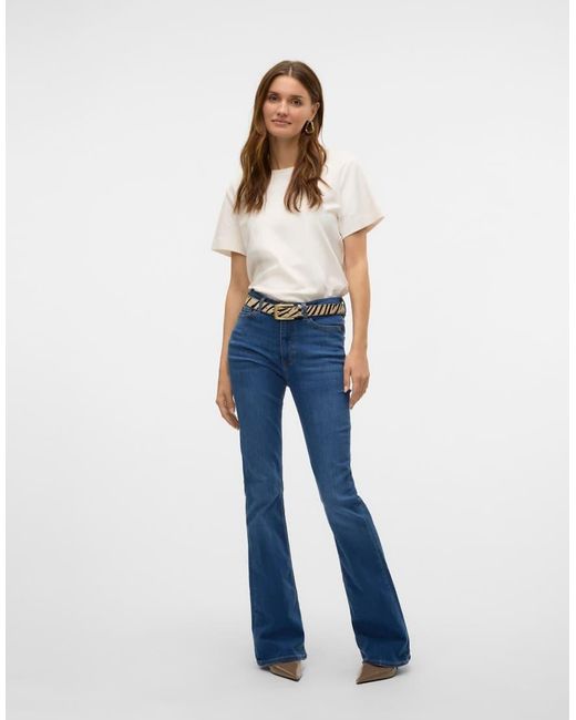 Vero Moda Blue Flared Fit Jeans