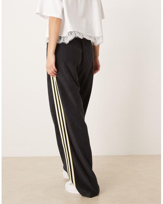Adidas Originals White Terry Towel Firebird Pants