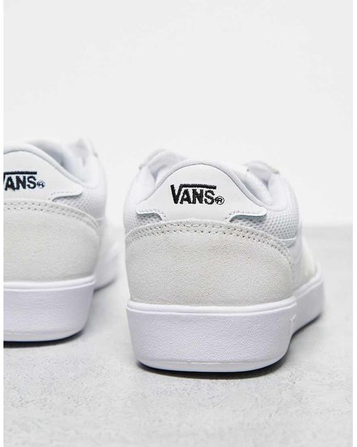 Vans White Cruze Trainers