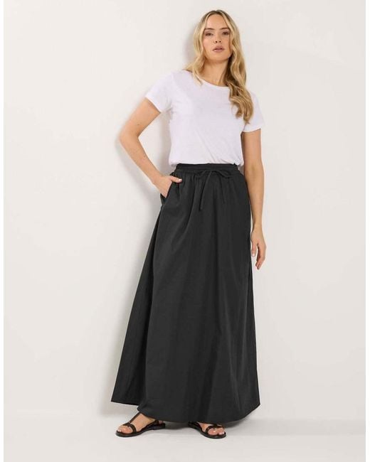 Long Tall Sally White Pull On Maxi Skirt