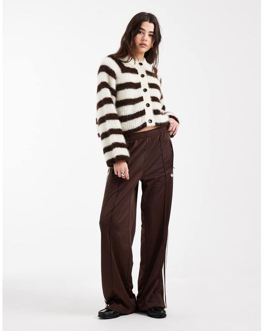 Miss Selfridge Brown Chunky Fluffy Knitted Cardigan