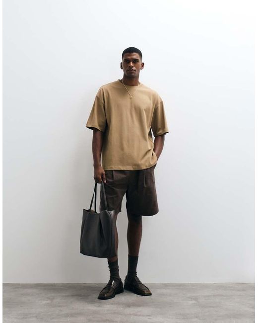 ASOS Black Heavyweight Oversized T-shirt for men