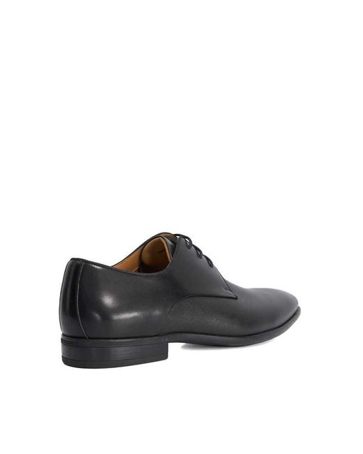 Dune Black Wide Fit Saffi Wf Derby Shoes for men