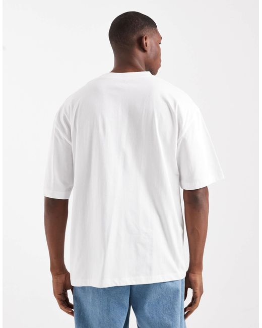 ASOS – 2er-pack basic-t-shirts in White für Herren