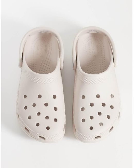CROCSTM White Classic Platform Clogs