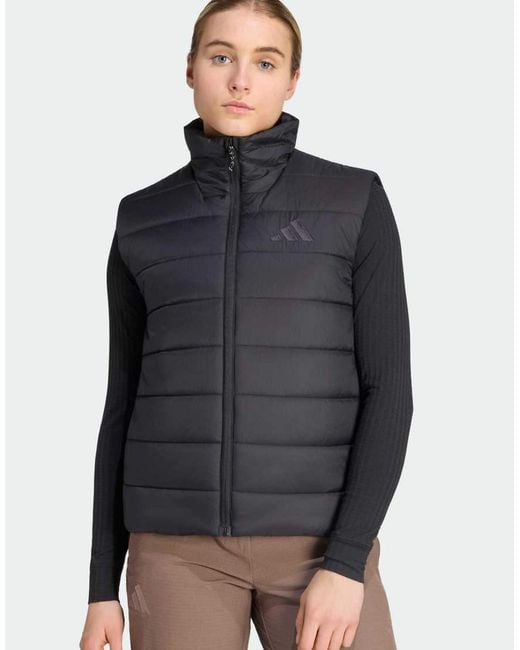 Adidas Originals Gray Terrex Multi Essentials Climawarm Padded Vest