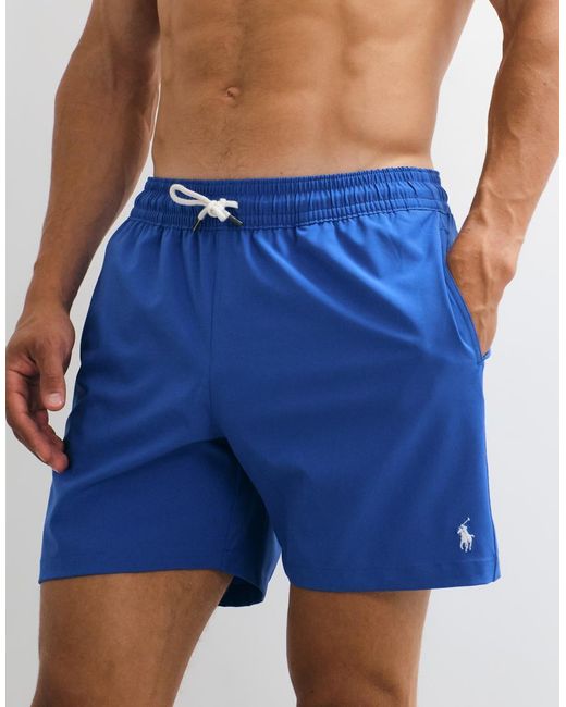 Polo Ralph Lauren Blue Traveller Swim Trunks
