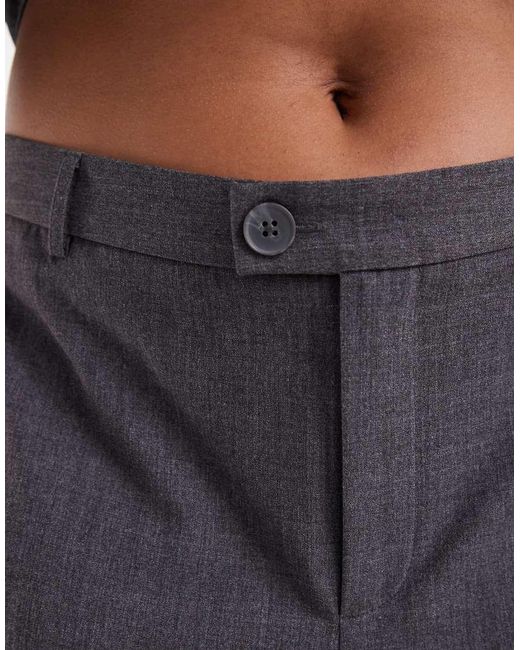 Vero Moda Black Straight Smart Trouser With Crease Front Co-Ord