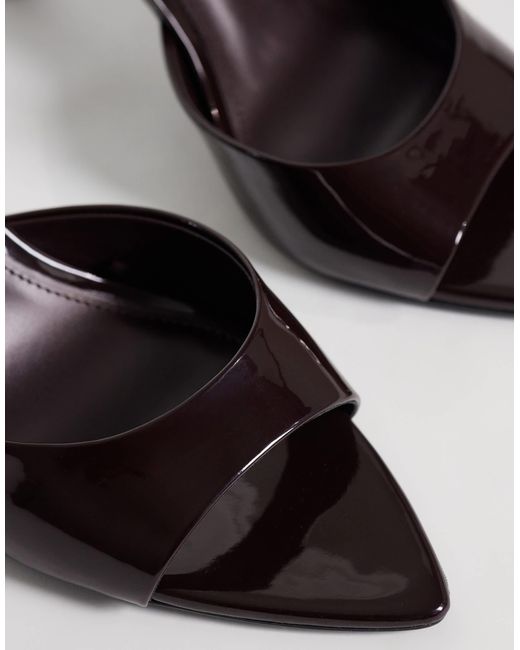 Mango Natural Mules mit absatz