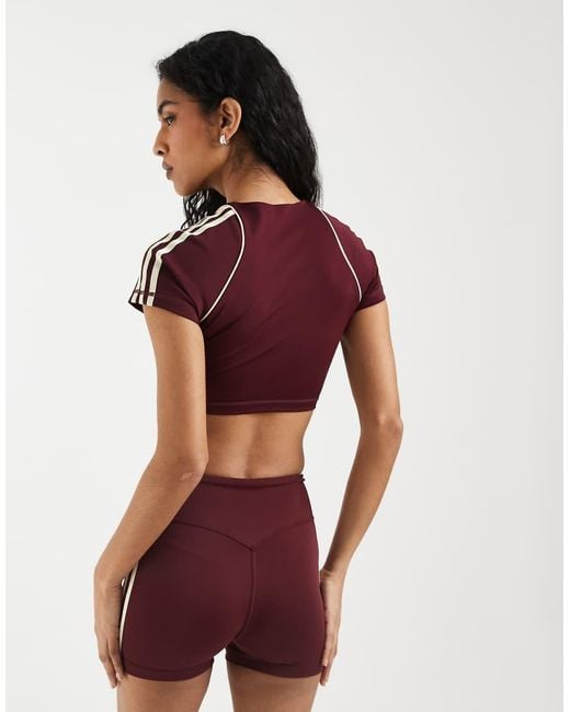 Adidas Originals Purple Adidas Originals Sport Booty Shorts
