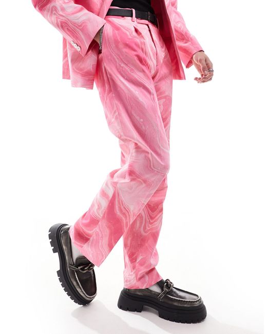 Pantalones Viggo de hombre de color Pink