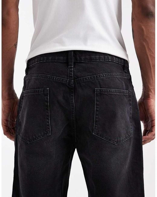 New Look White Bermuda Denim Shorts for men