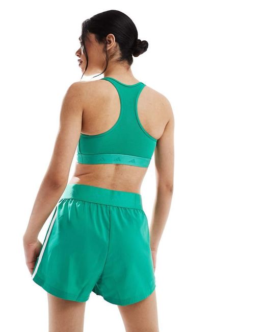 Adidas Originals Blue Adidas Training Hyperglam Shorts