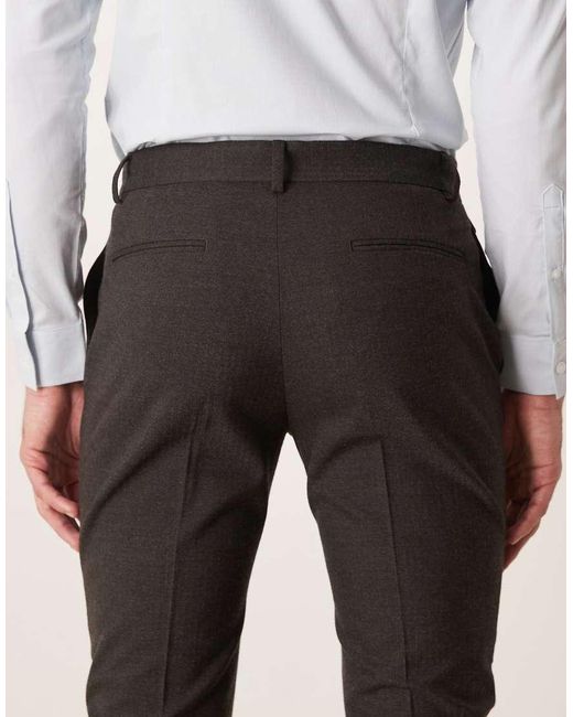 ASOS Black Skinny Suit Trousers for men