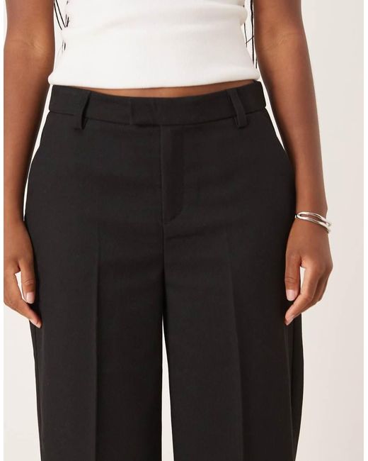 Gina Tricot White Tailored Wide Leg Trousers