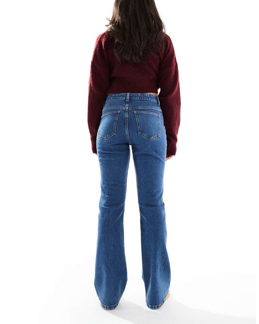 ASOS Blue – ausgestellte jeans