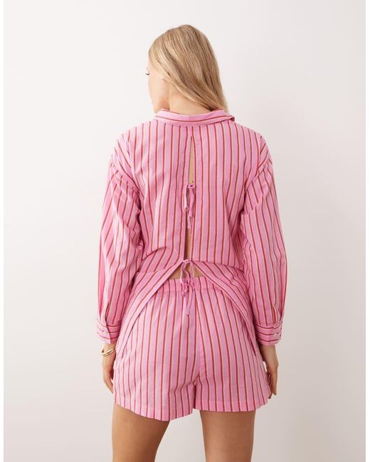 Iisla & Bird Pink Stripe Short