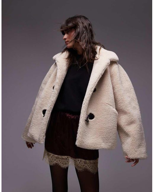 Cappotto di TOPSHOP in Purple