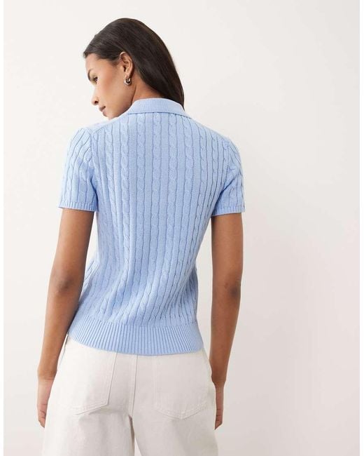 Polo Ralph Lauren Blue Short Sleeve Cardigan