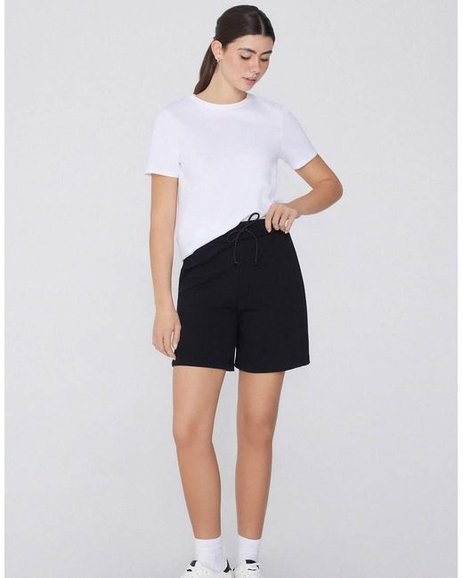 Tezenis Black Bermuda Shorts With Drawstring